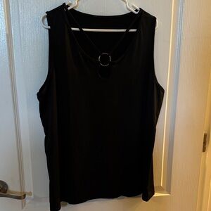 Elegant Black Sleeveless Top
